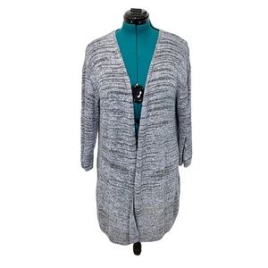 J. Jill Sweater Cardigan Gray Open Front XL